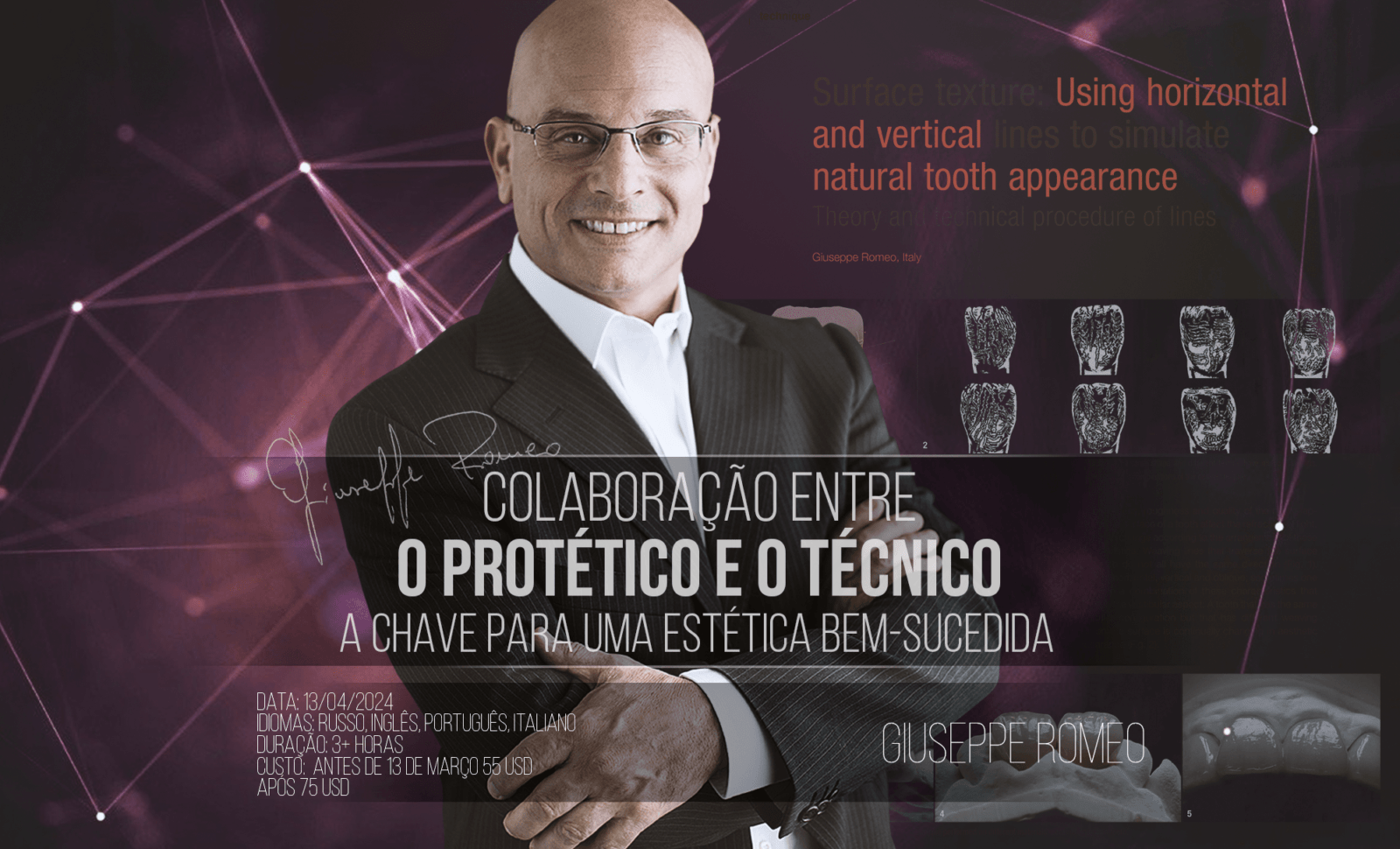 Colaboração entre o protético e o técnico